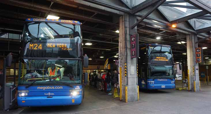 Megabus USA Van Hool Astromega DD850 & DD42634